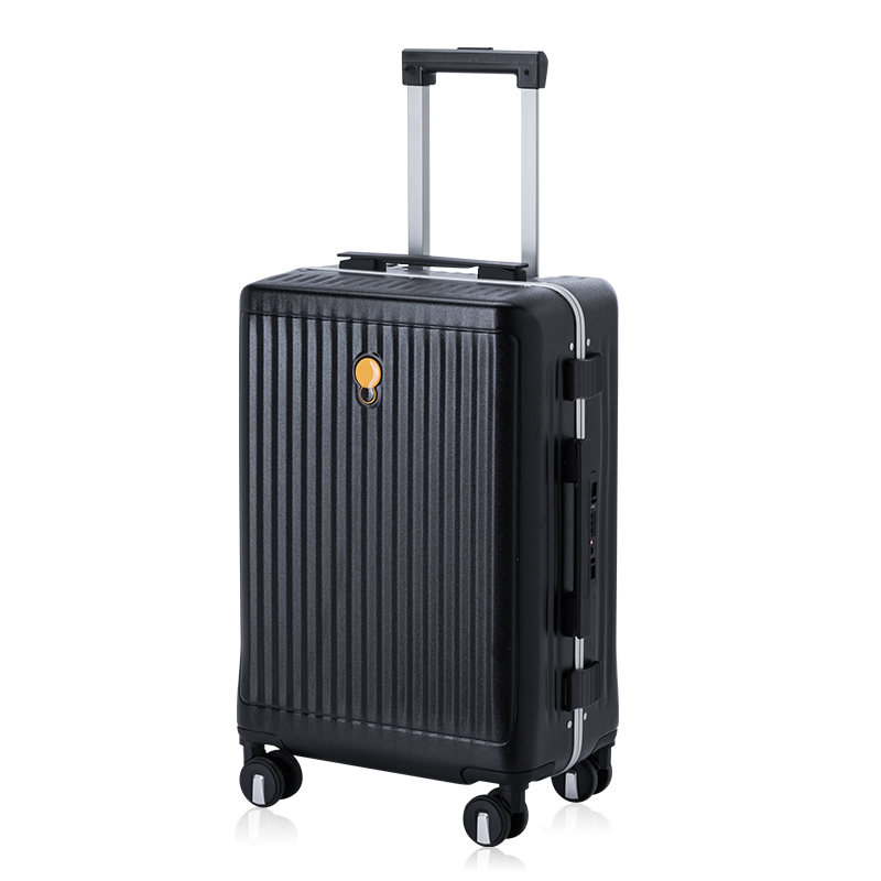 旅行大师 铝框行李箱20寸登机箱耐磨防刮PC拉杆箱24寸密码旅行箱