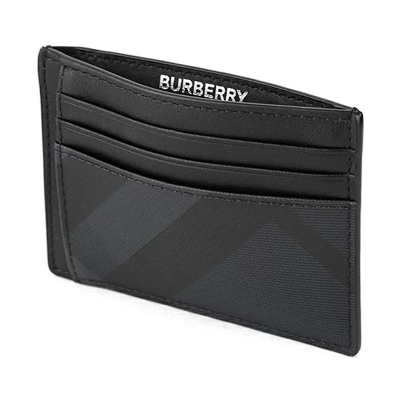 BURBERRY 博柏利 男士格纹粒面卡位徽标时尚便携实用日常钱包卡包 8014489 A5656